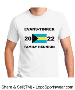 White Evans-Tinker Family Reunion t-shirt Design Zoom