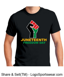 Black Juneteenth unisex t-shirt Design Zoom