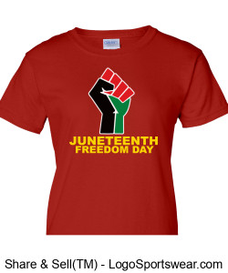 Red Ladies T-shirt Design Zoom