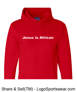 Red Hoodie Jesus is African Design Zoom