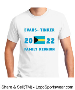 Evans- Tinker white reunion t-shirt Design Zoom